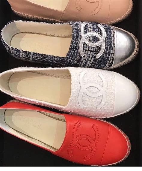 espadryle chanel cena|chanel espadrilles heels.